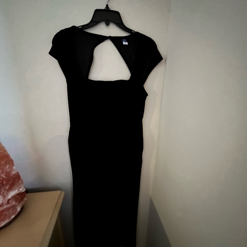 Old Navy Black Backless Dress
